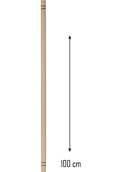 100 cm Hamur Açma Şekillendirme Oklavası