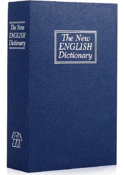 Kitap Görünümlü Anahtarlı Gizli Kasa Kumbara (Lacivert)
