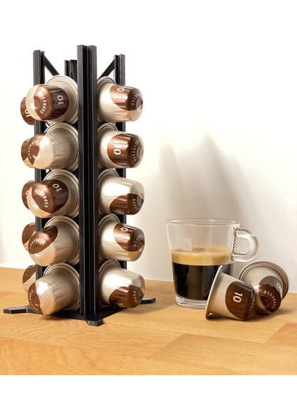 Nespresso Uyumlu Kapsül Kahve Tutucu V2 - 20 Kapsül