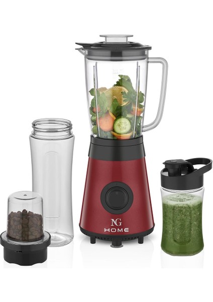 Retro Plus Smoothie Blender Kırmızı