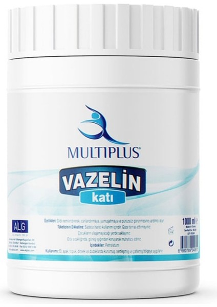 Dudak Ayak Dirsekler Için Katı Vazelin 1 kg