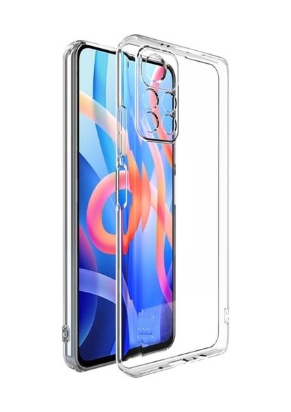 Xiaomi Redmi Note 11 Pro Kılıf Lüx Şeffaf Süper Silikon Kılıf + Tam Kaplayan 5d Cam Ekran Koruyucu