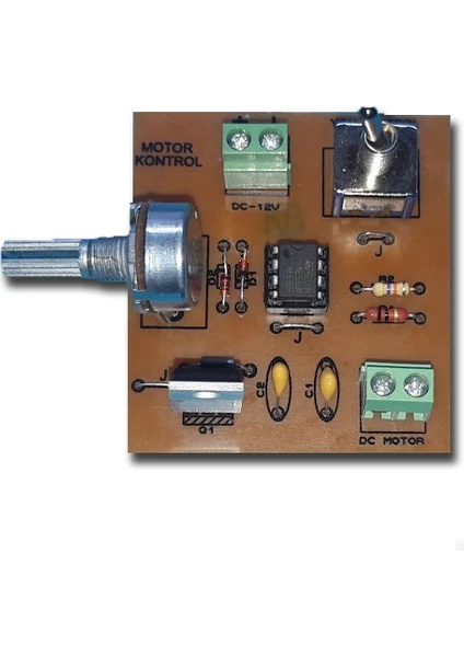 Devre Dünyası Dc Motor Hız ve Yön Kontrol Devresi