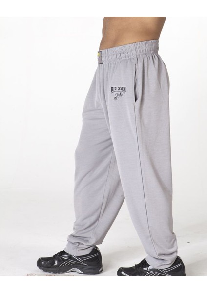 Gri Antrenman Eşofman Altı Body Pantolon Big Sam 867