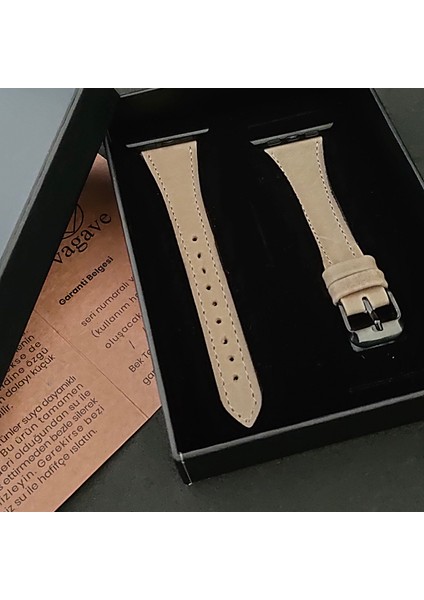 Apple Watch Uyumlu Kadın Klasik Deri Kordon 38 40 41MM modelleri