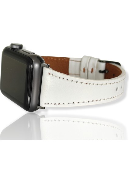 Apple Watch Uyumlu Kadın Klasik Deri Kordon 38 40 41MM