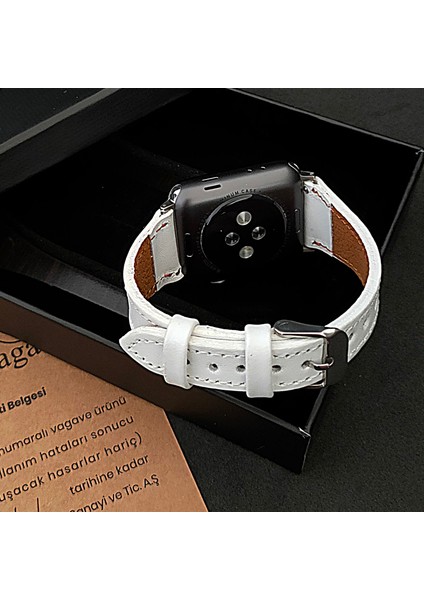 Apple Watch Uyumlu Kadın Klasik Deri Kordon 38 40 41MM modelleri
