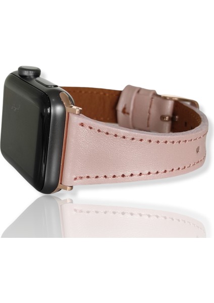 Apple Watch Uyumlu Kadın Klasik Deri Kordon 38 40 41MM