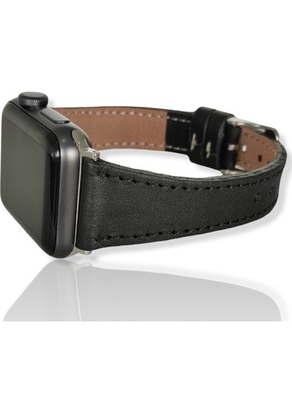 Apple Watch Uyumlu Kadın Klasik Deri Kordon 38 40 41MM