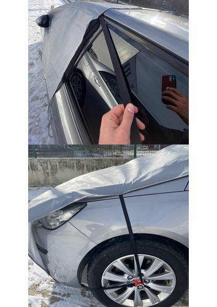 Buzlanmayı Önleyici Oto Ön Cam Yarım Branda Premium Kalite Tüm Araçlara Uyumludur indirimleri