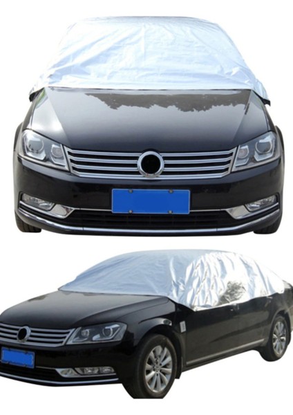 Buzlanmayı Önleyici Oto Yarım Branda Kar Buz Koruyucu Yarım Branda Örtü
