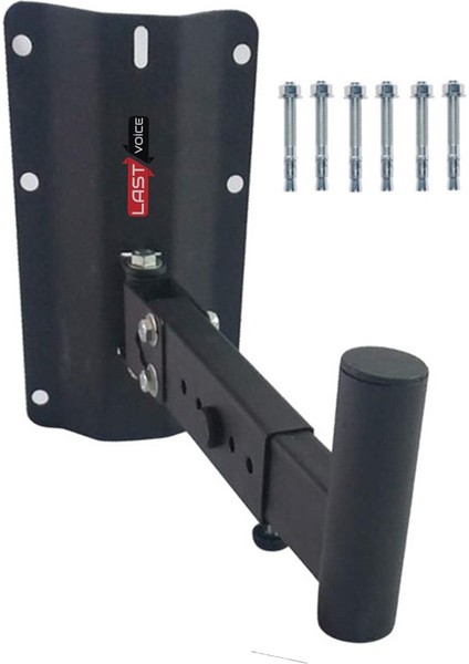 Dvr-02X Hoparlör Duvar Askı Aparatı 40 Kg Taşıma Kapasiteli 6 Vidalı