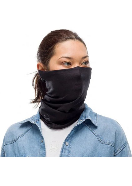 Buff Orıgınal Ecostretch Solıd Black Siyah Unisex Bandana BUF.117818.999