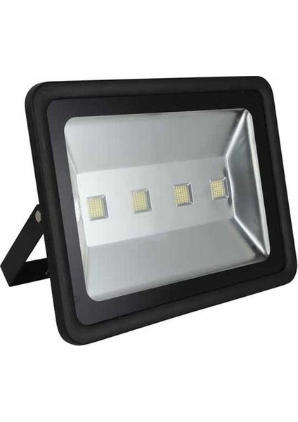 300W Ledli Siyah Kasa Projektör (Smd) Beyaz Işık 6500K