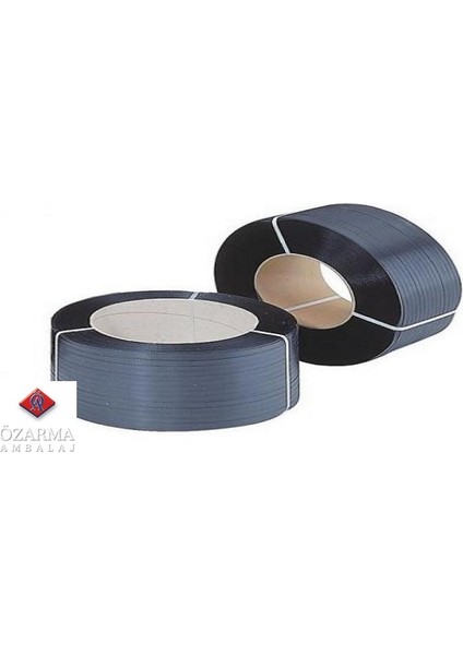 - P.P Otomatik Makine Çemberi Siyah 10 MM * 0,70 / 2500 Metre