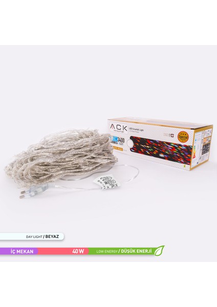 LED Akar Perde 6500K Beyaz Işık 220 V 2x2 Metre fiyatları