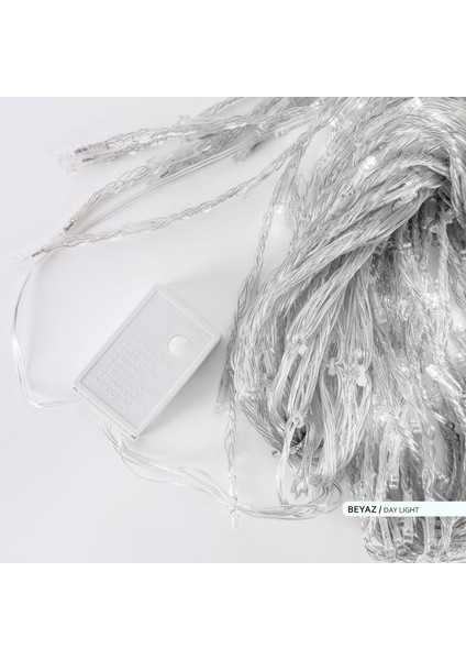 LED Akar Perde 6500K Beyaz Işık 220 V 2x2 Metre fırsatları