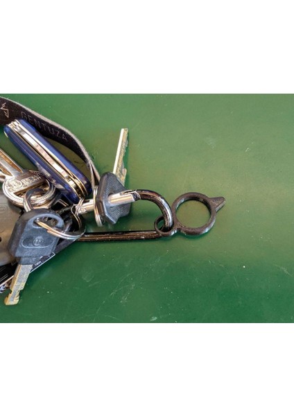 Karşı Keychain Plastik Aparat