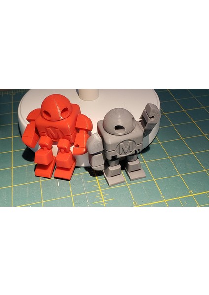Maker Faire Robot Aksiyon Resim Pip (Destek:) 2015 3D Yazıcı Çekimi Test Modelleri Plastik Aparat modelleri