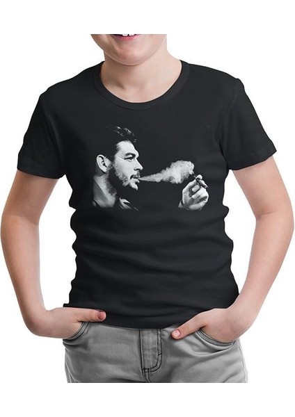Lordd T-Shirt Che Guevara 3 Siyah Çocuk Tshirt