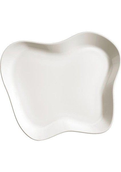 Skallop 2 Parça 28X25 Cm Kayık Seti Krem