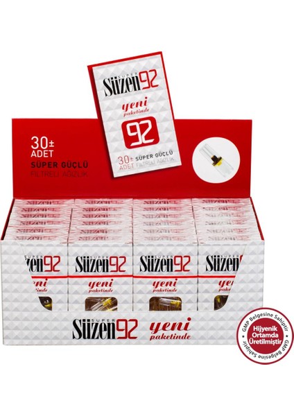 Süzen 92 Süper Ağızlık 30 Lu- 24 Lü Stand