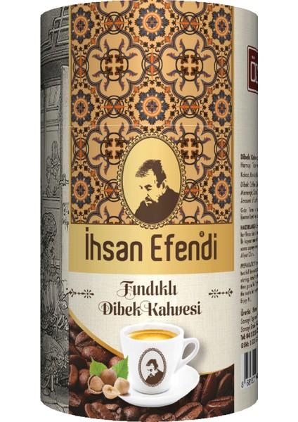 Ihsan Efendi Fındıklı Dibek Kahvesi Silindir 400 gr