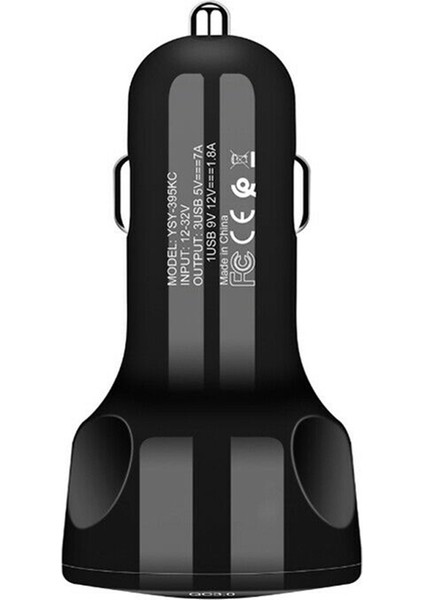 3 USB Portu Araba Araç Şarj Cihazı Qc3.0 Ios Android Için Hızlı Şarj Güç Adaptörü (Yurt Dışından) fiyatları