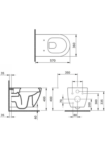 Bocchi Venezia Asma Klozet Rimless Kanalsız, Mat Beyaz Kapak Hariç 1295-002-0128 fiyatları