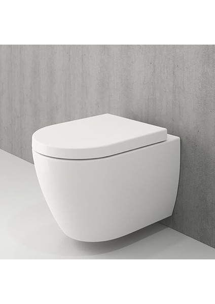 Bocchi Venezia Asma Klozet Rimless Kanalsız, Mat Beyaz Kapak Hariç 1295-002-0128 modelleri