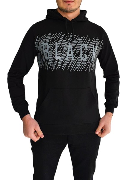 Erkek Kapüşonu Sweat Baskılı 1030 BGL-ST01733