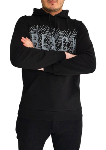 Erkek Kapüşonu Sweat Baskılı 1030 BGL-ST01733