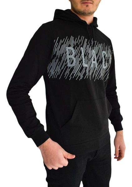 Erkek Kapüşonu Sweat Baskılı 1030 BGL-ST01733