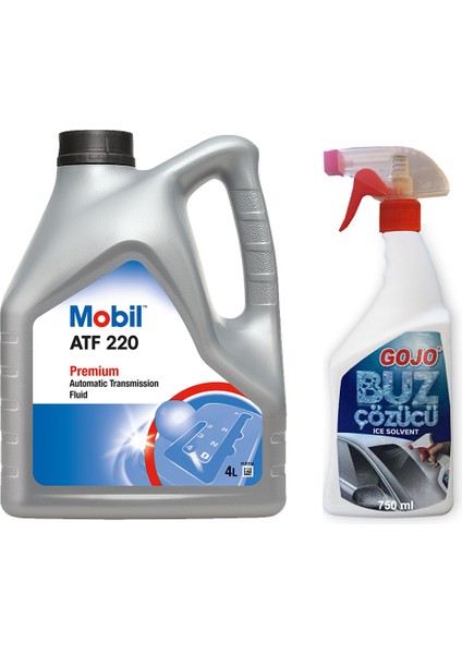 Atf 220 Otomatik Şanzıman Yağı 4 L ( Üretim Yılı: 2023 ) + Gojo Buz Çözücü 750 Ml