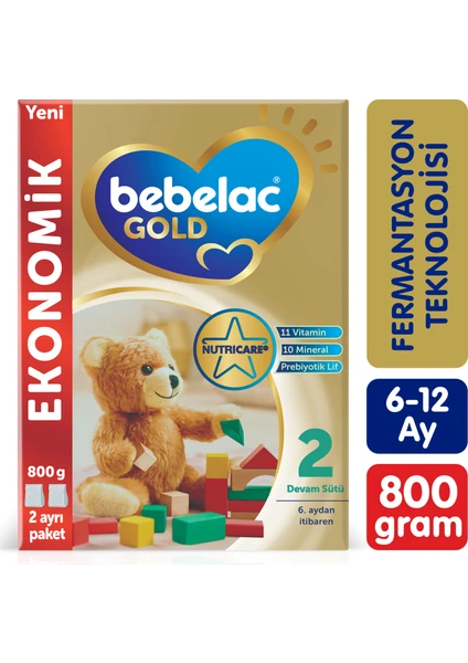 Gold 2 Devam Sütü 800 Gr 6-12 Ay