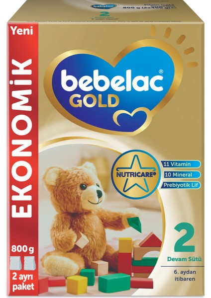 Gold 2 Devam Sütü 800 gr 6-12 Ay