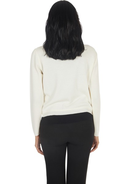 El Işi Süslemeli Yünlü Triko Bolero fiyatları