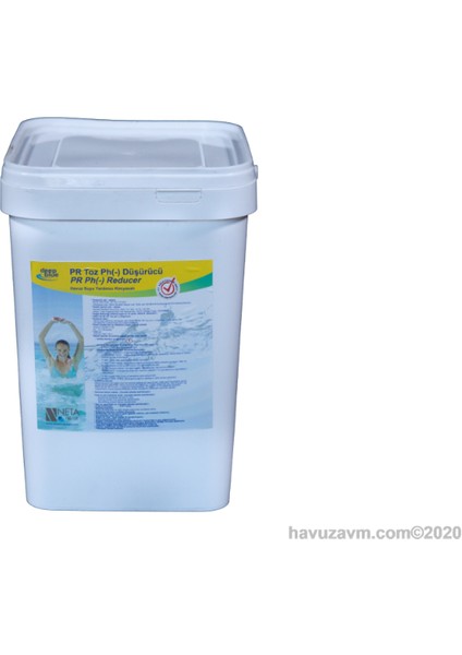 Havuzavm-Ph- Düşürücü Toz 25 Kg. Deep Blue