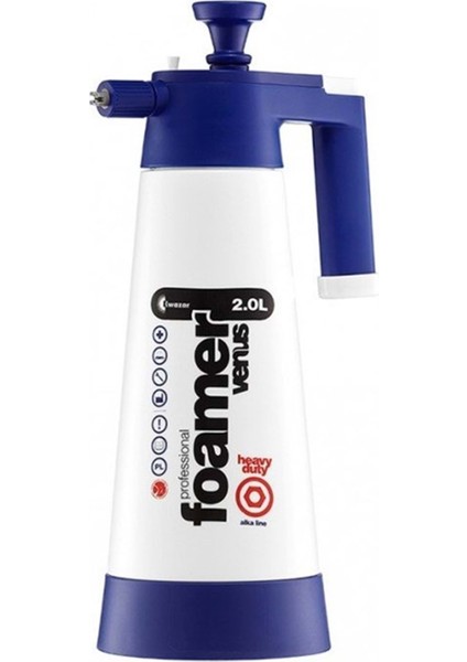 Foamer Venus Kimyasal Dayanımlı Köpük Atan Sprey Şişe 2l