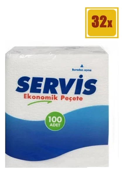 Peçete 100'LÜ x 32