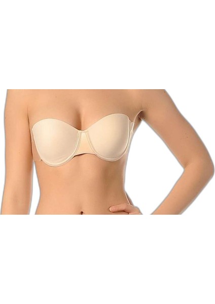 Yeni Inci 8004 Destekli Sırtsız Desteksiz Yapışkan Dekolte Sütyen