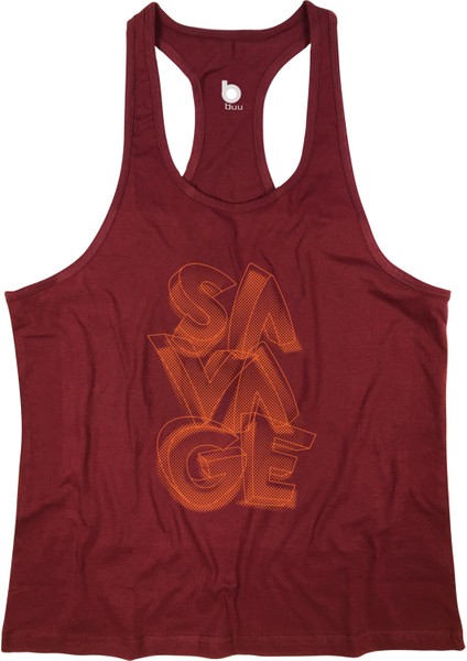 Savage Fitness Gym Tank Top Sporcu Atleti