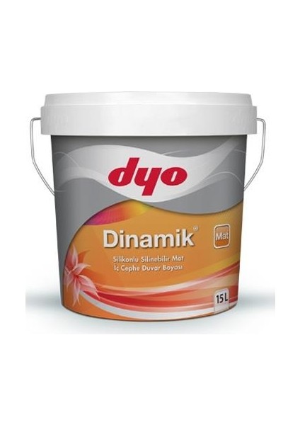 Dinamik Silikonlu Mat Iç Cephe Boyası 15 Lt