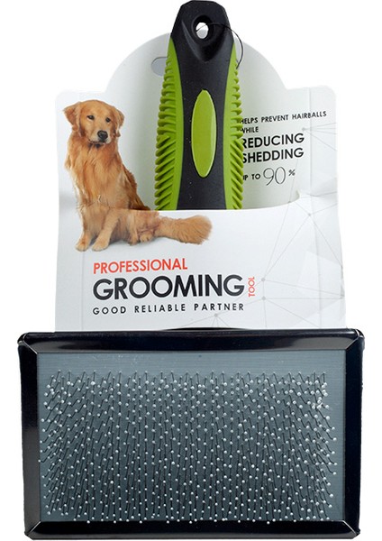 Plastik Saplı Kedi Köpek Tel Fırçası 17,3X12,1X2,9 cm