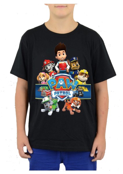 Paw Patrol Çocuk Tişört Siyah fiyatları