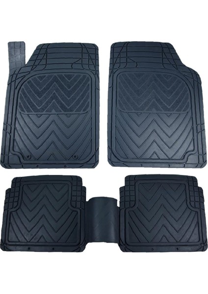 Seat Leon 1998-2005 Kauçuk Siyah Oto Paspas Seti