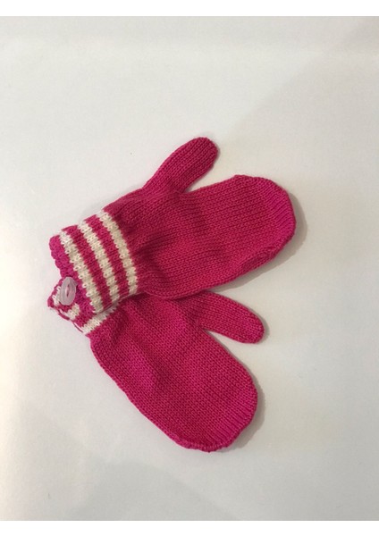 Bordo Kışlık Kız Çocuk Bebe Eldiveni fiyatları