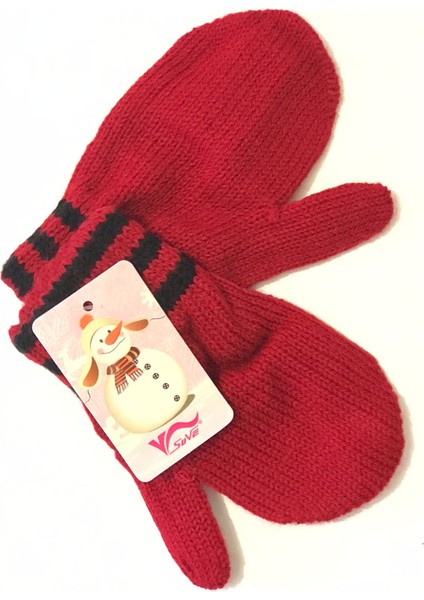 Kırmızı Kışlık Kız Çocuk Bebe Eldiveni fiyatları