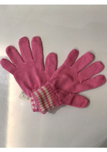 Pembe Kışlık Kız Çocuk Eldiveni 3-7 Yaş fiyatları