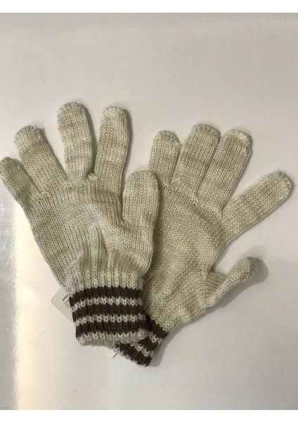 Ekru Kışlık Kız Çocuk Eldiveni 3-7 Yaş fiyatları